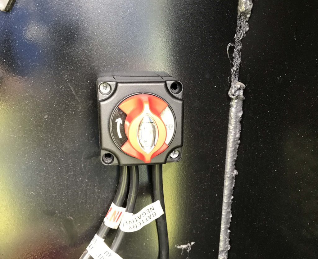 RV Battery Disconnect Switch